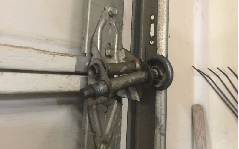Broken Garage Door Hinge 