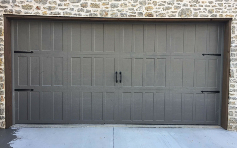 grey residential garage door
