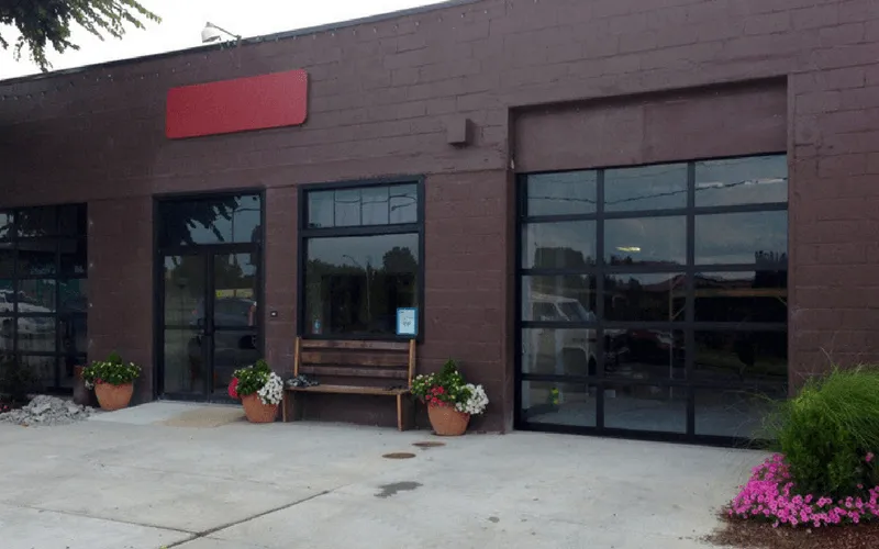 Model K-AL aluminum full-view commercial door