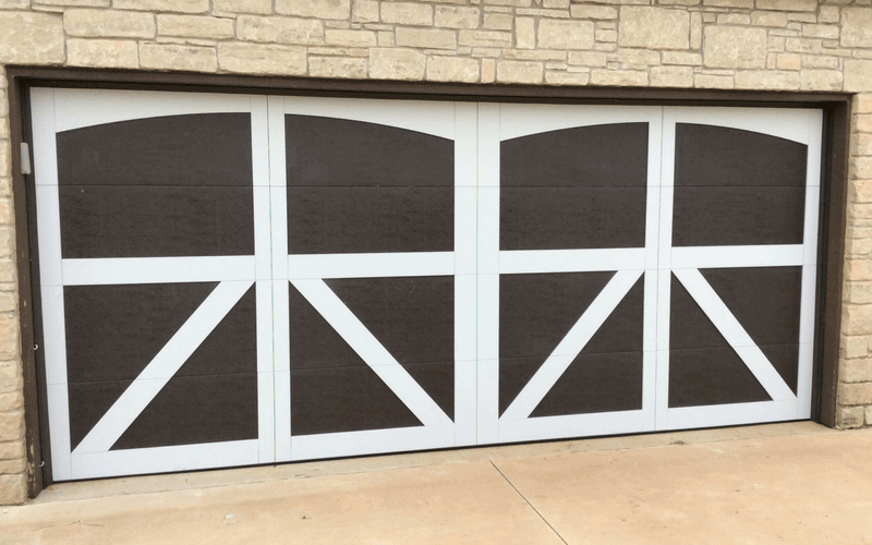 custom wood overlay garage door tulsa ok