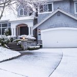 Garage Door in Snow