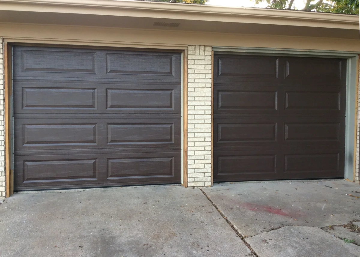 After: new garage door installation by Discount Garage Door