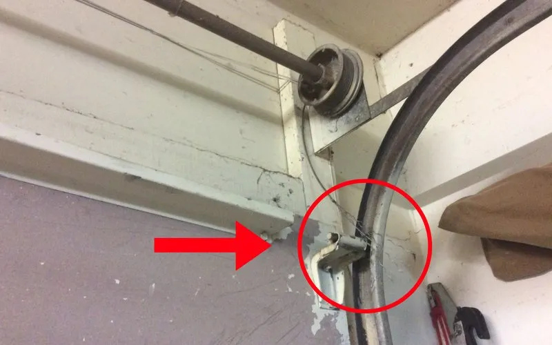 broken garage door cable replacement