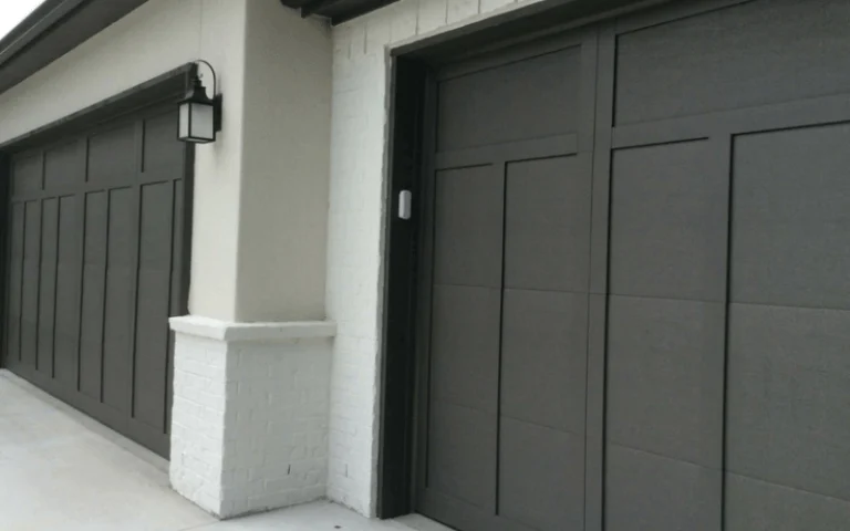 wood overlay garage doors