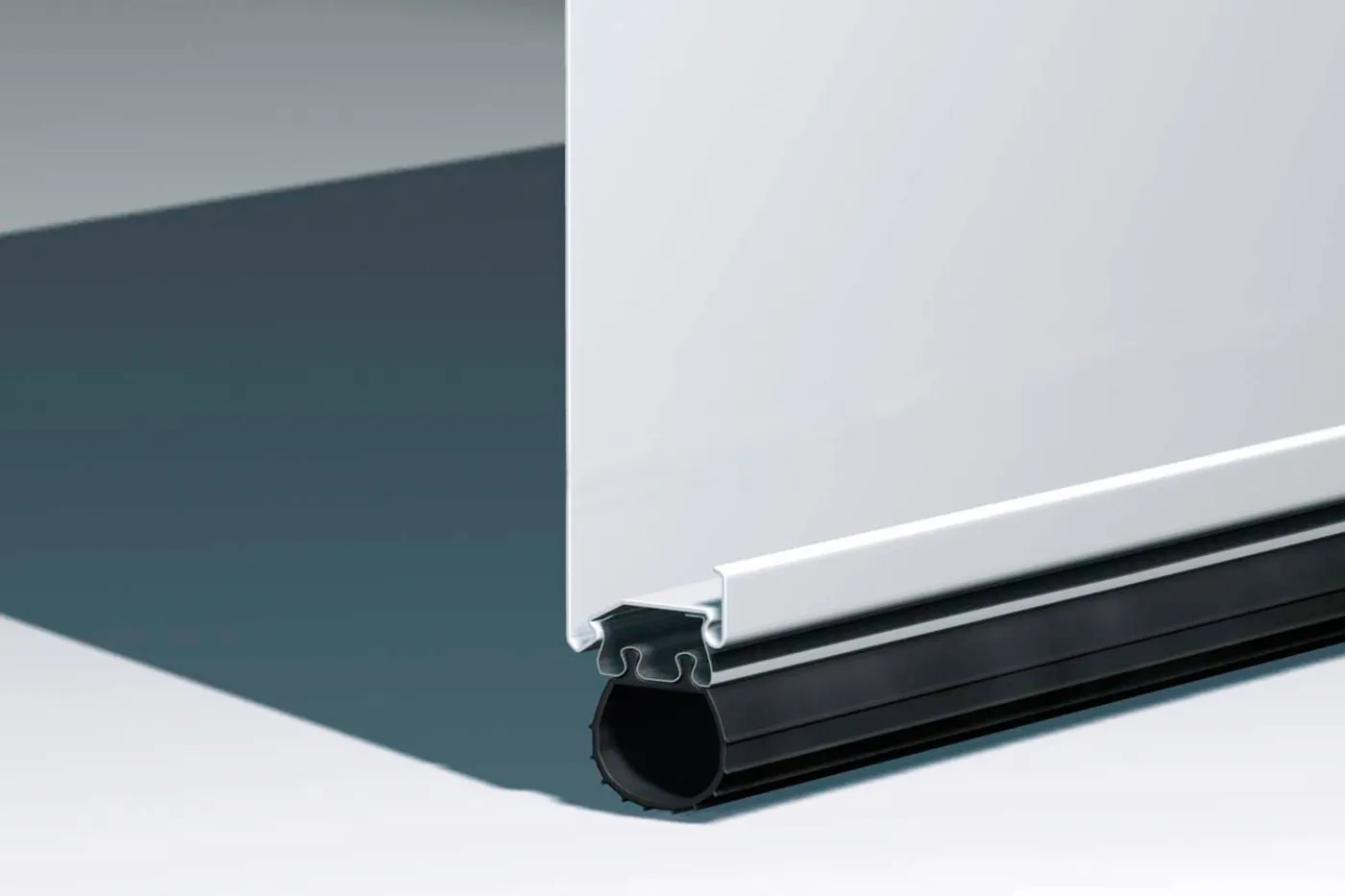 Non-insulated single layer garage door construction